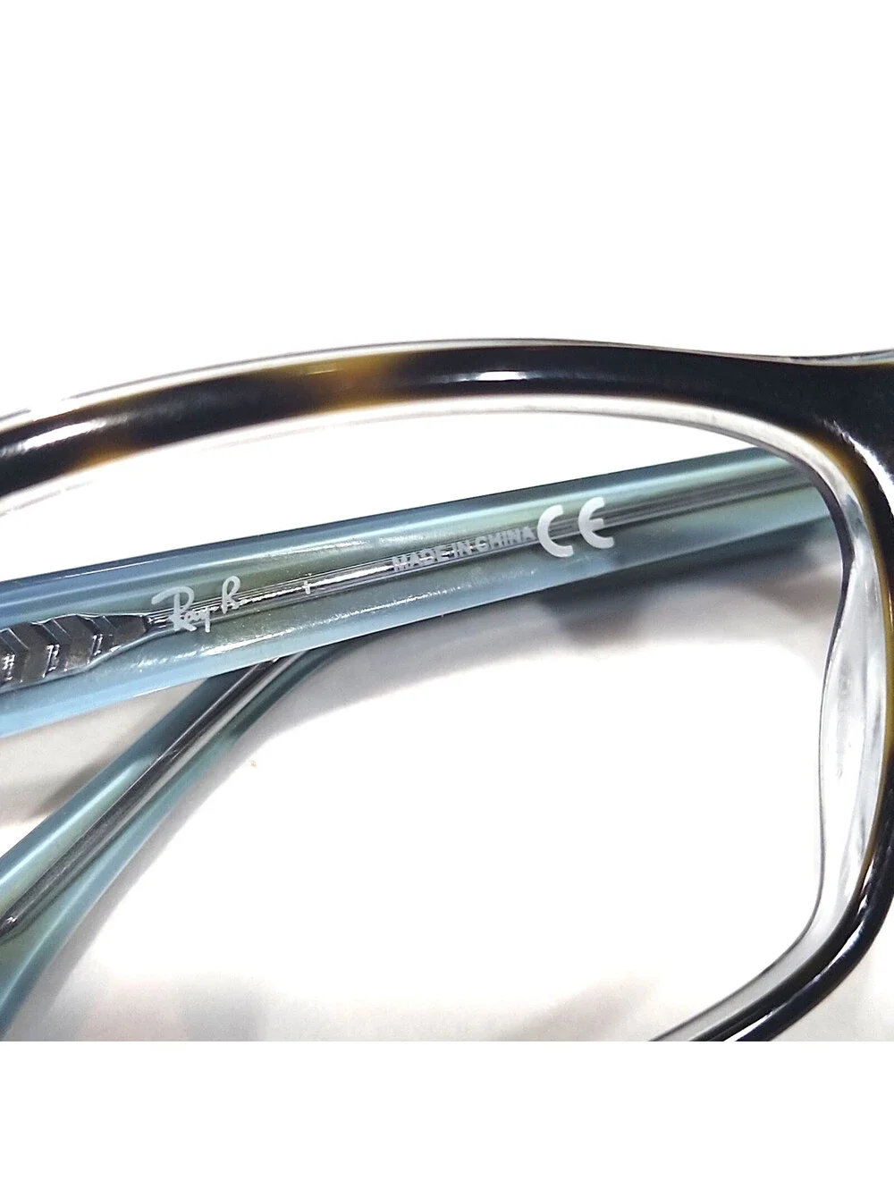 Ray Ban RB5255 5023 Tortoise Blue Full Rim Eyeglasses Frame 53-16 135